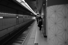 今日は住吉駅で10時