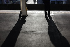 今日は平井駅で8時