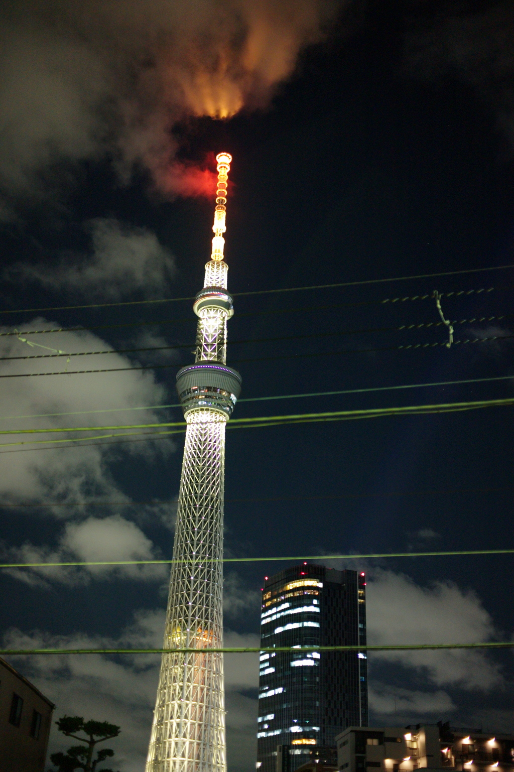 今日は押上で9時