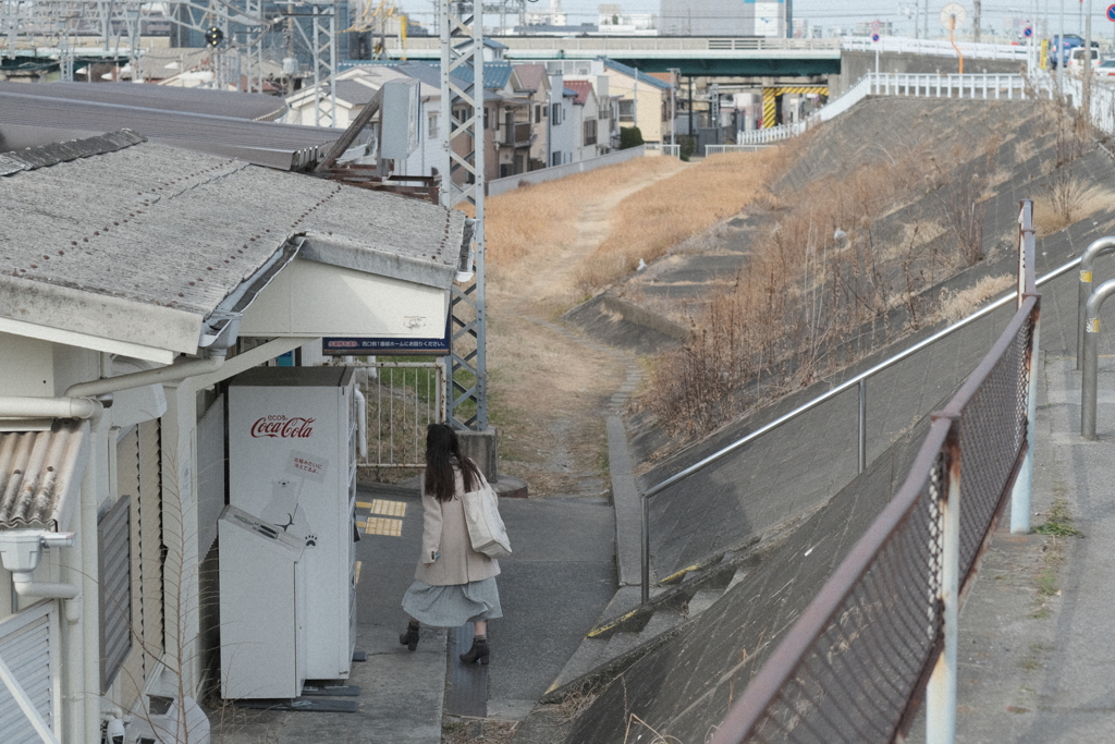 今日は堀切駅で12時