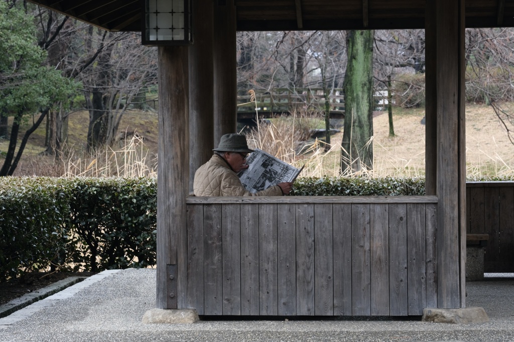 今日は猿江恩賜公園で12時