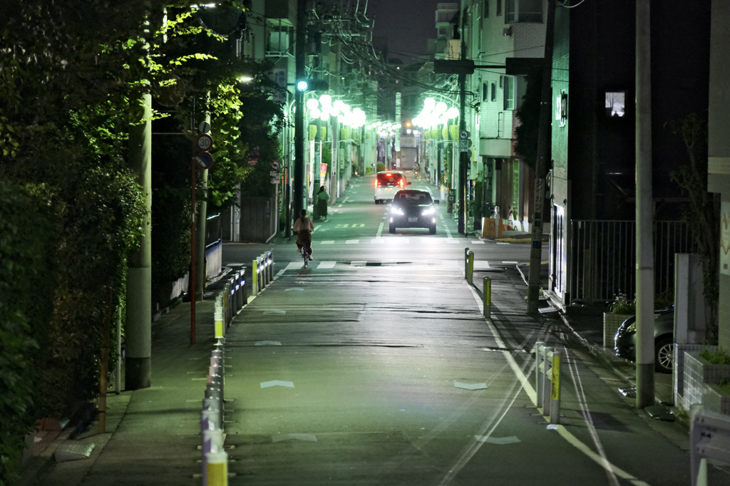 今日は砂町で8時