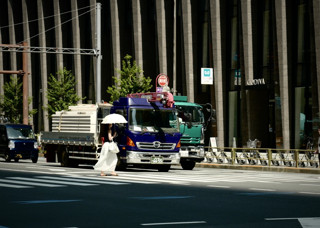 今日は日本橋で9時