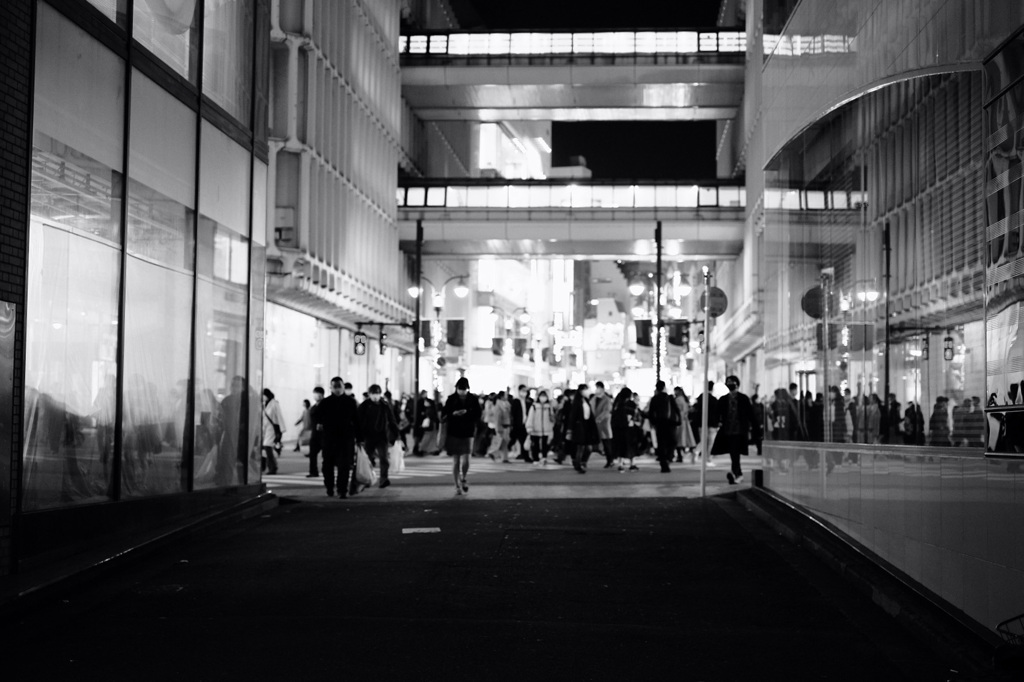 今日は渋谷で6時