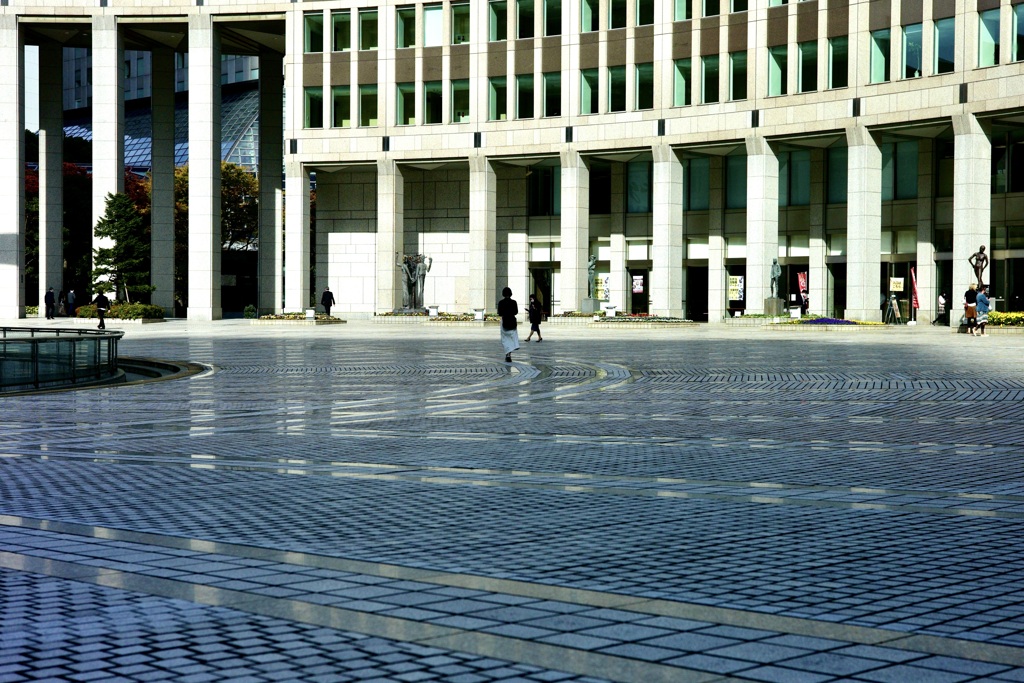 今日は都庁で12時