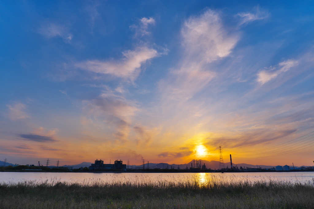 夕暮れの空