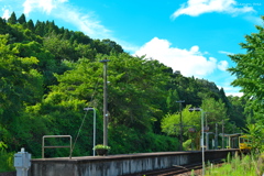 真夏のホーム