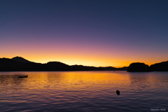 宇和海の夕暮れ 2