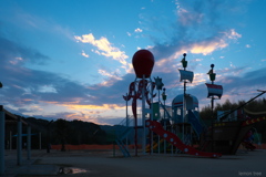 日の暮の公園