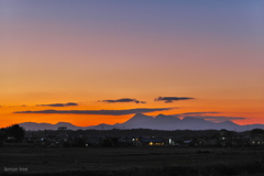 由布岳遠景