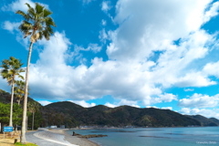 真冬の海岸