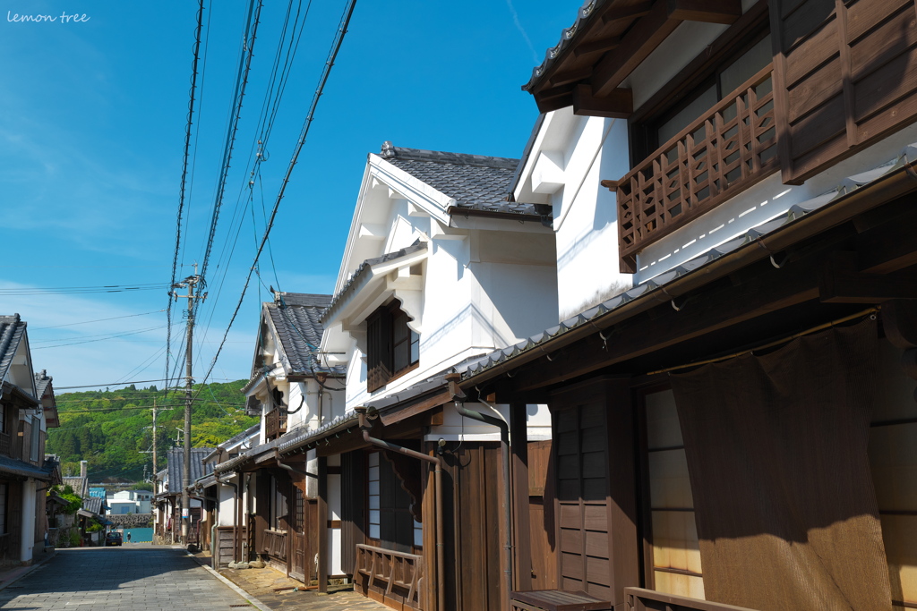 海へと続く町並み