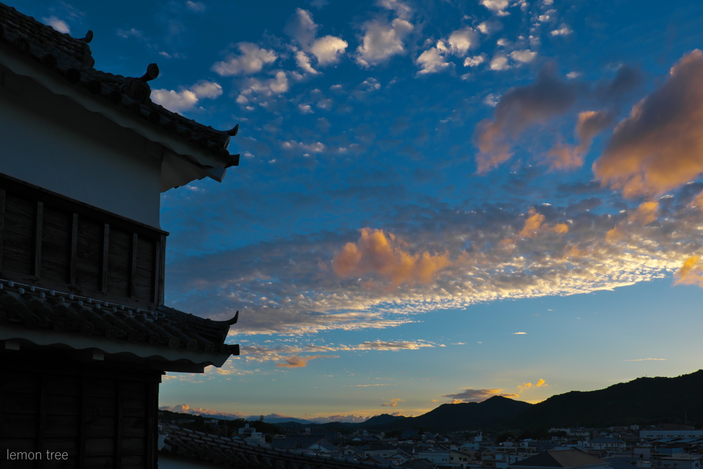 城下町の空
