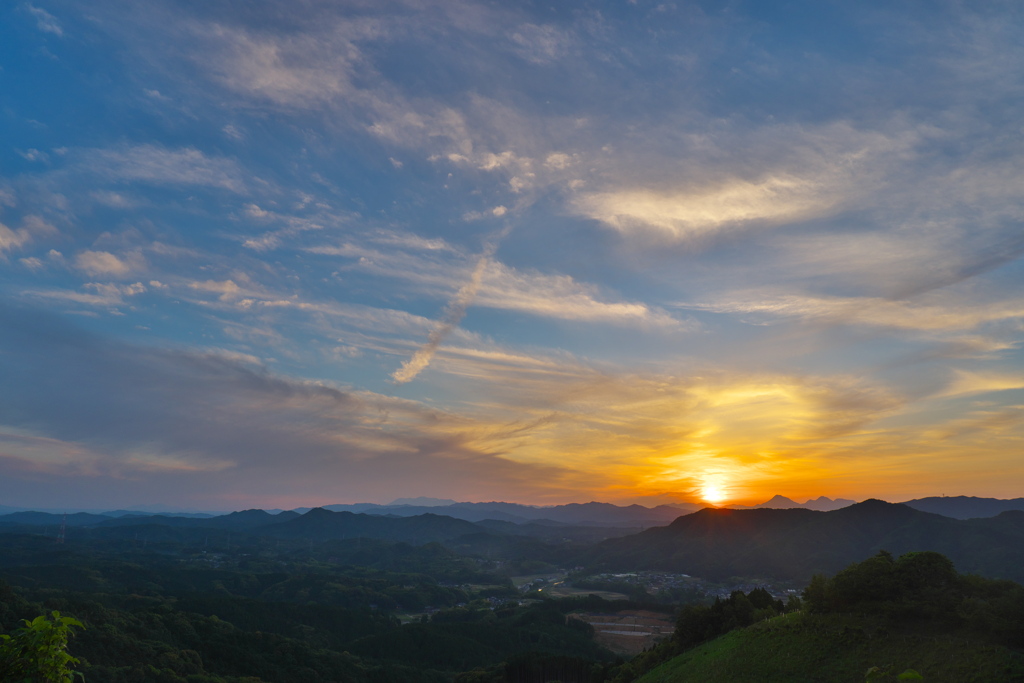 いつもの夕景