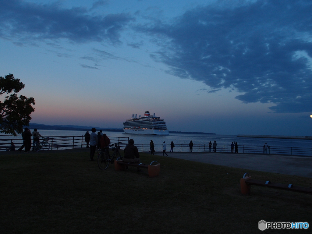 薄暮に．．．飛鳥Ⅲ