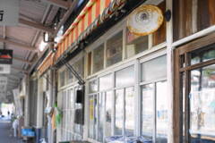 商店街の朝です*