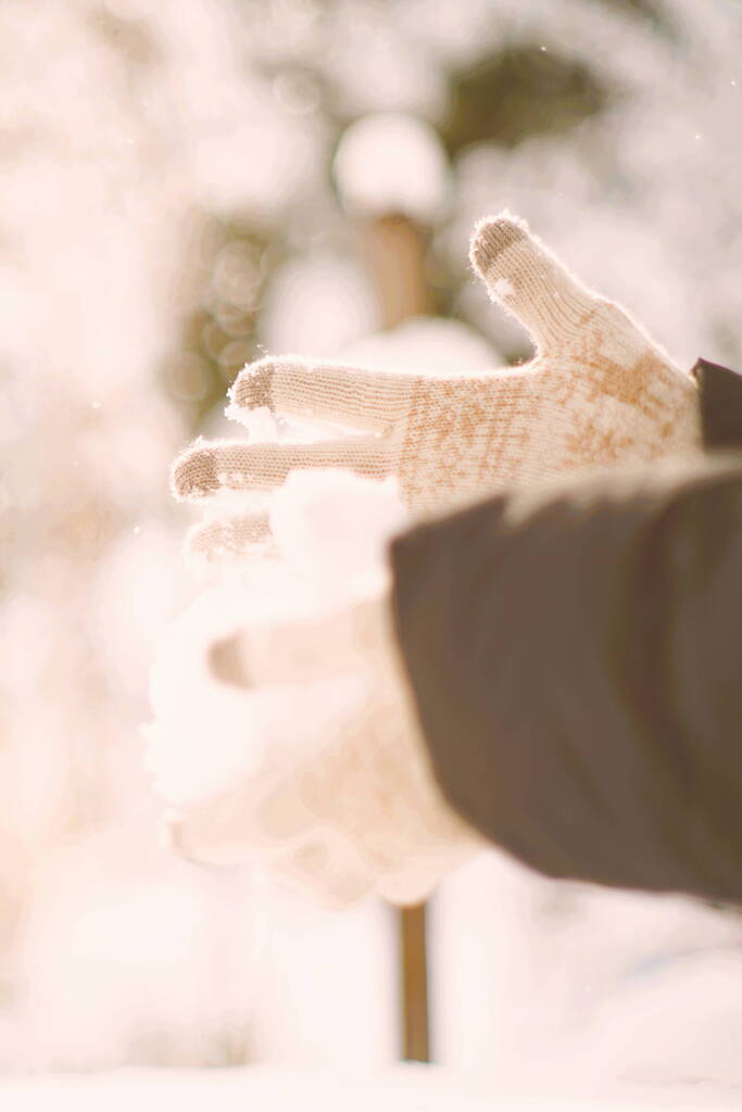 雪が綺麗と笑う*