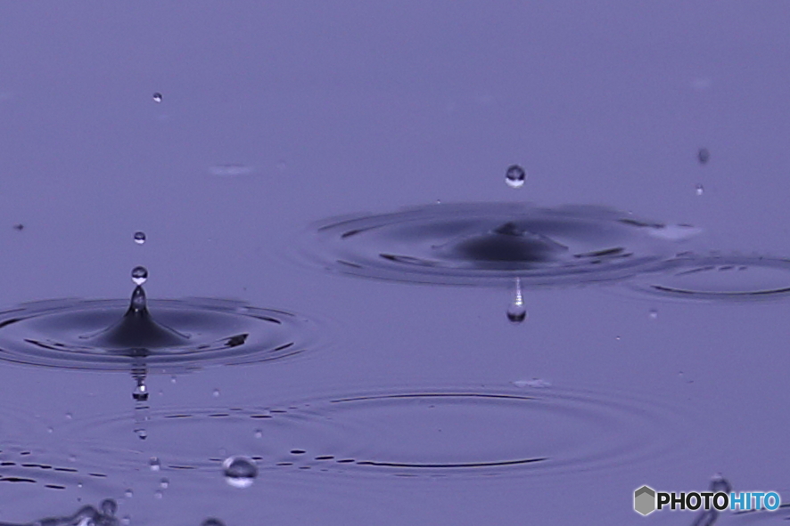 水滴のダンス・・・