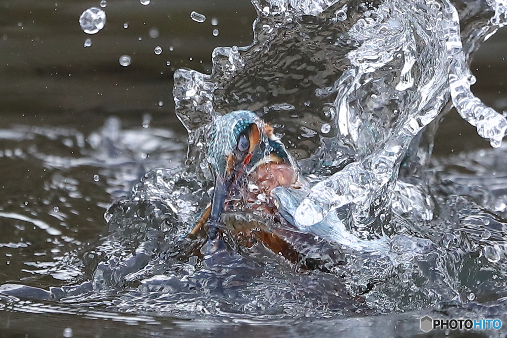 水のカーテンに包まれて・・・