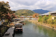 201111 秋の嵐山にて
