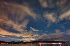 山中湖の夜