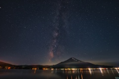 富士と天の川③