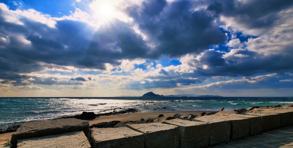 太陽・雲・海