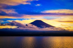 山中湖の富士