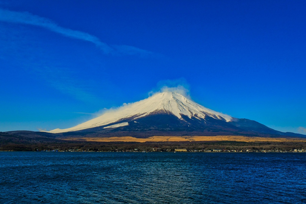 山中湖から