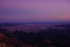 大野山より小田原・足柄を望む