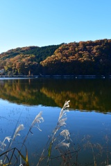 晩秋の山上湖　②