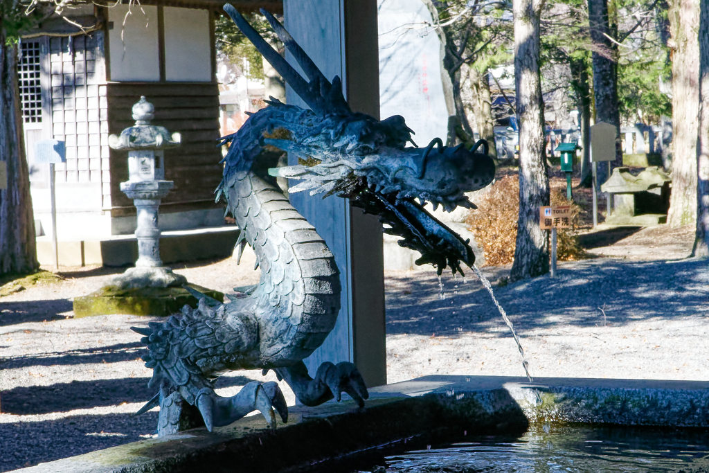 龍の手水
