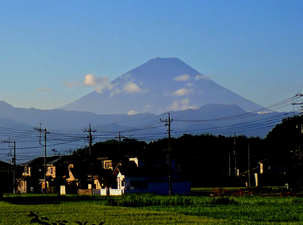 今朝の富士山