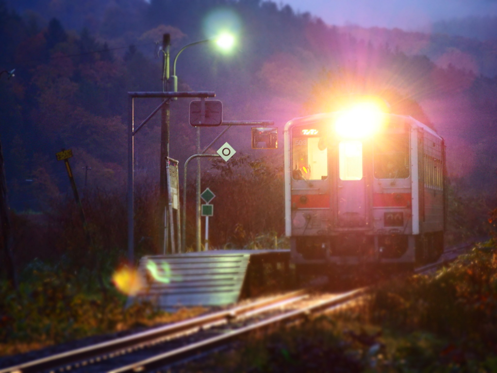 秋の日は釣瓶落とし