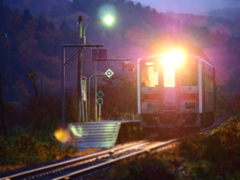 秋の日は釣瓶落とし