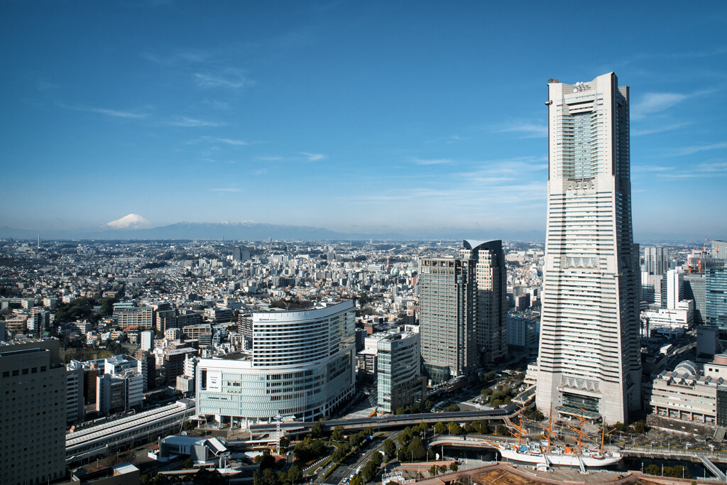 ランドマークと富士