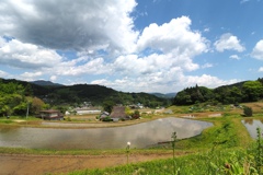 流れる雲と鳥の声！