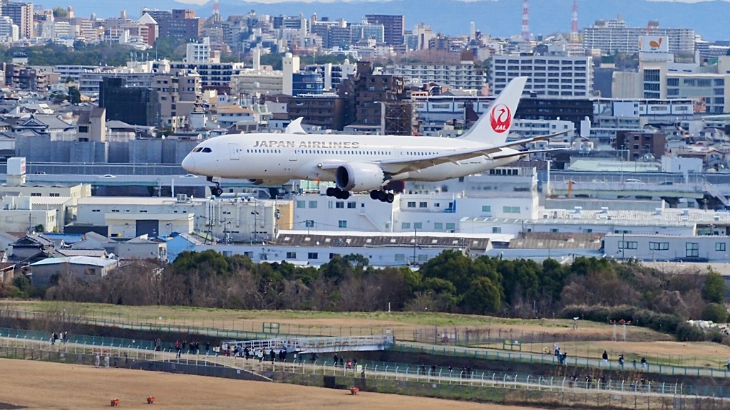 千里川上空！