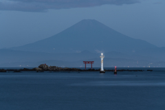 真名瀬の夜明け