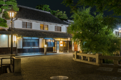 夜の倉敷美観地区