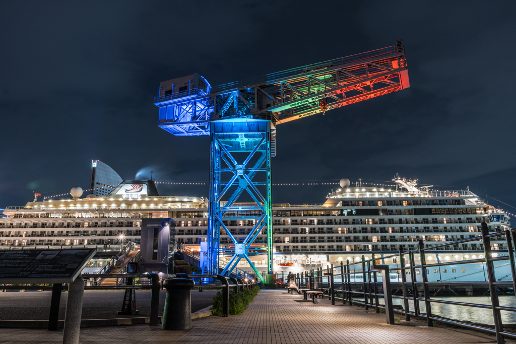 横浜、初入港！　バイキングオリオン