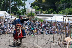 三浦道寸祭り　笠懸