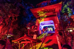 江島神社プロジェクションマッピング
