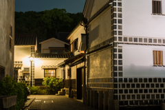 夜の倉敷美観地区