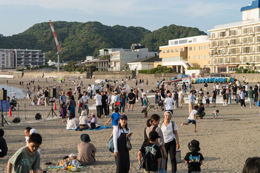 森戸海岸ビーチキャンドル