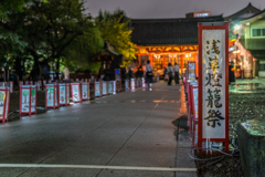 点灯していなかった浅草燈籠祭