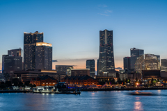 みなとみらい夕景