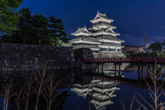 松本城ライトアップ