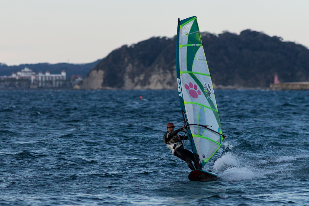 森戸海岸　ウインドサーフィン