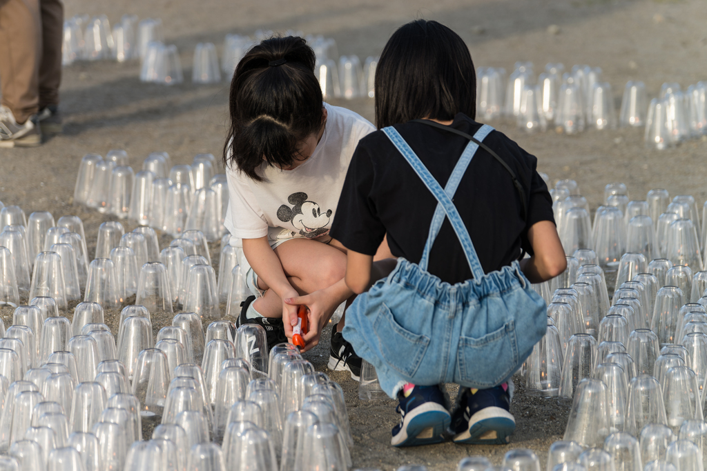 森戸海岸ビーチキャンドル